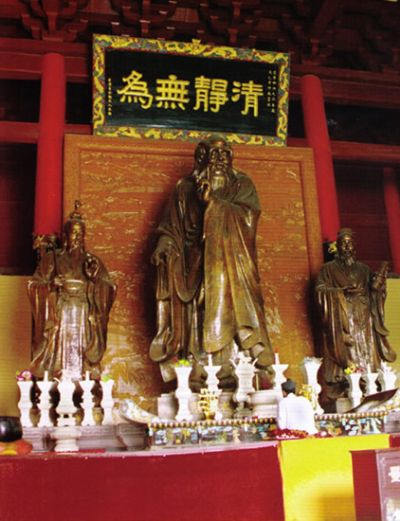 中国小康网 涡阳天静宫,也称太清宫,道德东宫,老子庙,位于涡阳县