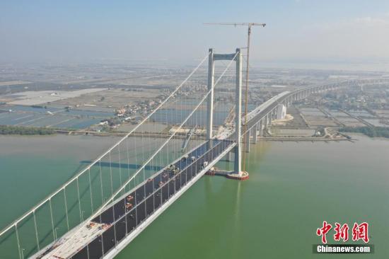 资料图：虎门二桥。<a target='_blank' href='http://www.chinanews.com/'>中新社</a>发 岳路建 摄