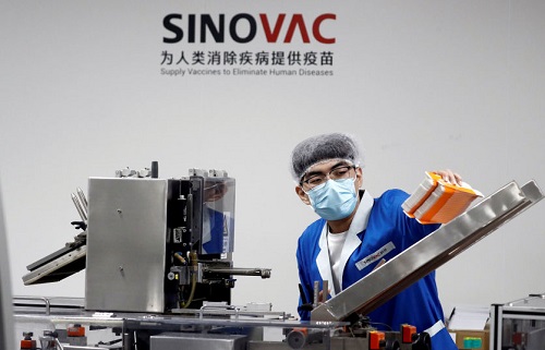 中国国药新冠疫苗生产线