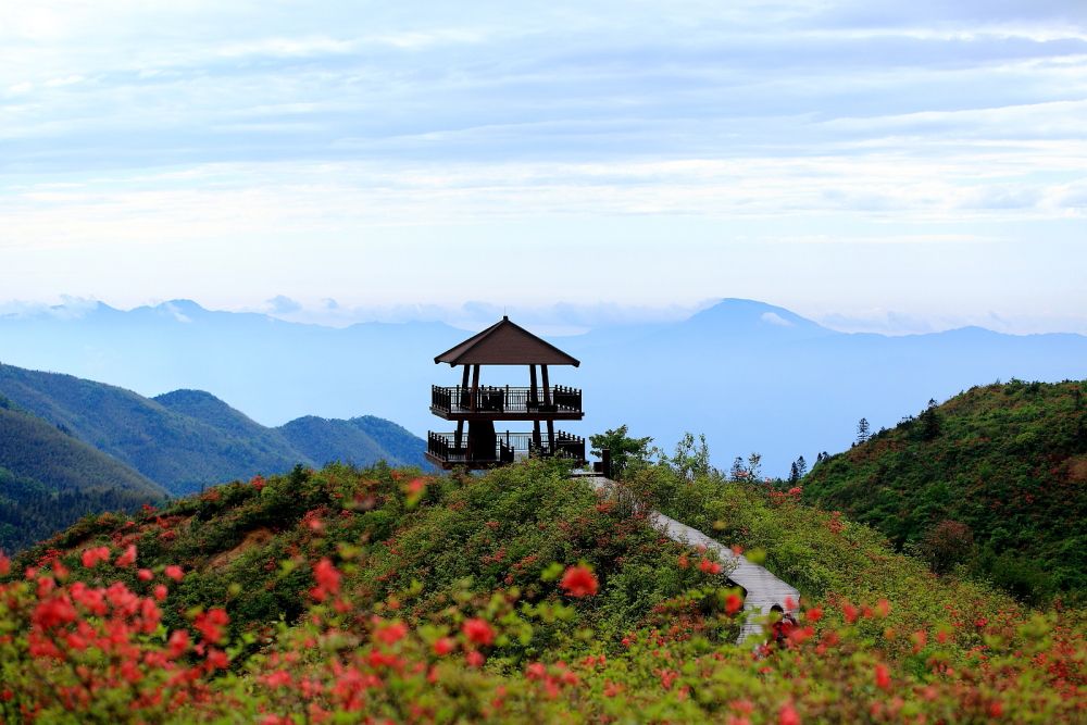 大围山:浏阳河发源地 湘东第一高峰