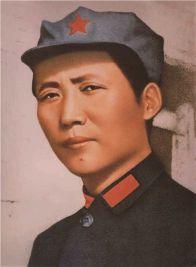 1936年毛泽东在陕北